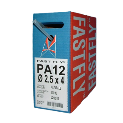 Tubi calibrati FAST FLY™ RILSAMID® PA12 scatole dispenser da 100 metri